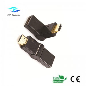ตัวต่อ HDMI แบบอะแดปเตอร์ตัวเมีย HDMI เป็นหญิงชุบทอง / ชุบนิกเกิลรหัส: FEF-HX-002